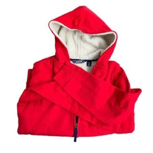 LANDSEND Big Kids Fully Fleece Lined, Full Zip Hoodie, Kangaroo Pockets, WARM